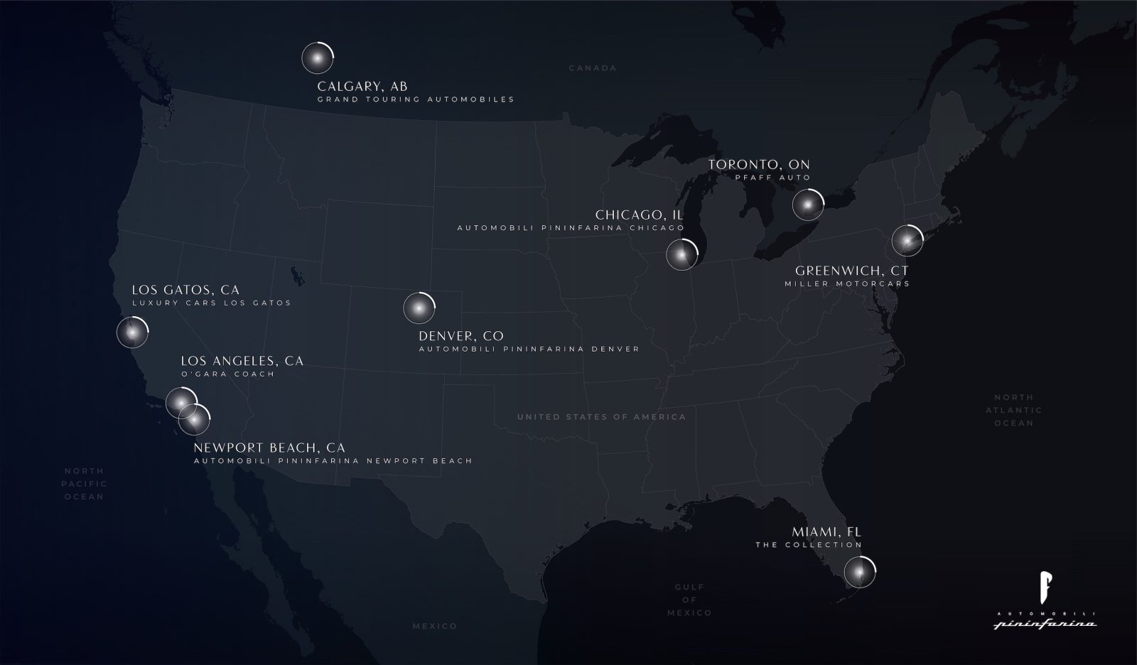 Ahead of the all-electric Battista hyper-GT launch later this year, Automobili Pininfarina added two new retail locations in North America.