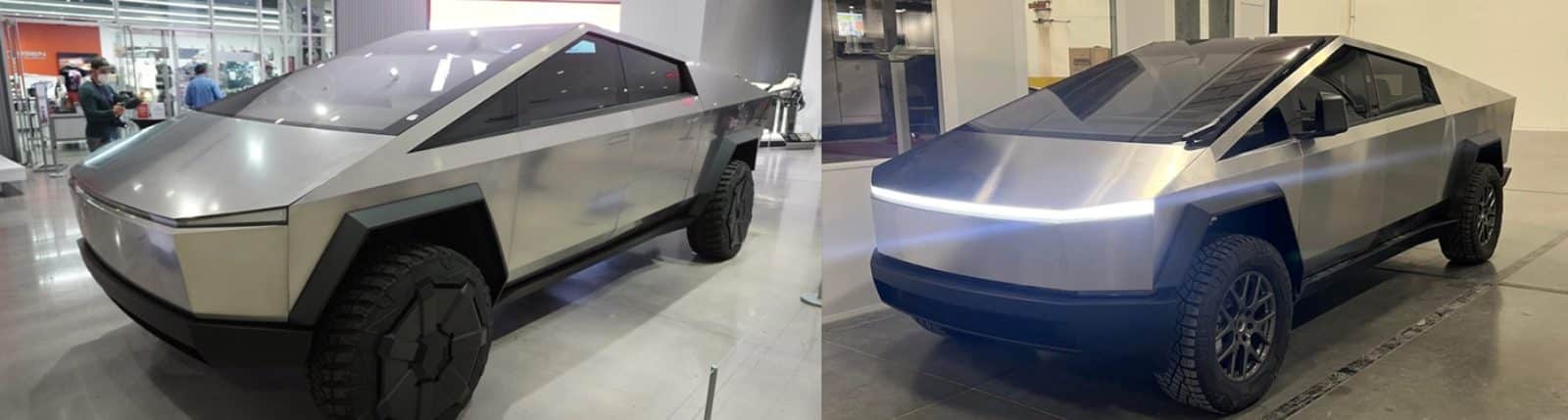New Tesla CyberTruck photos and video leaked