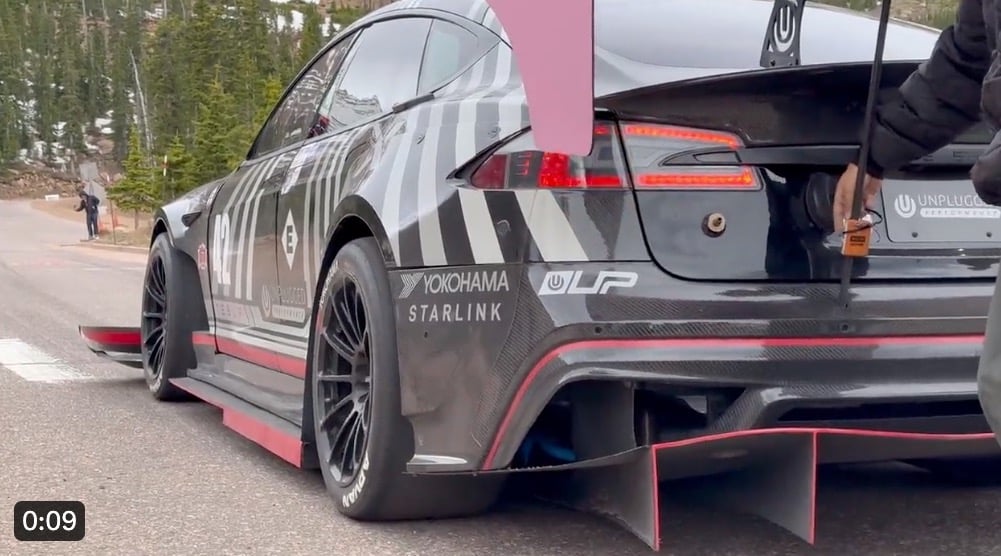 The world-renowned Pikes Peak car trials played host to an unexpected new contender today - an electric family car dubbed "Dark Helmet". This dark horse made waves in the racing community, with famed driver Randy Pobst behind the wheel.