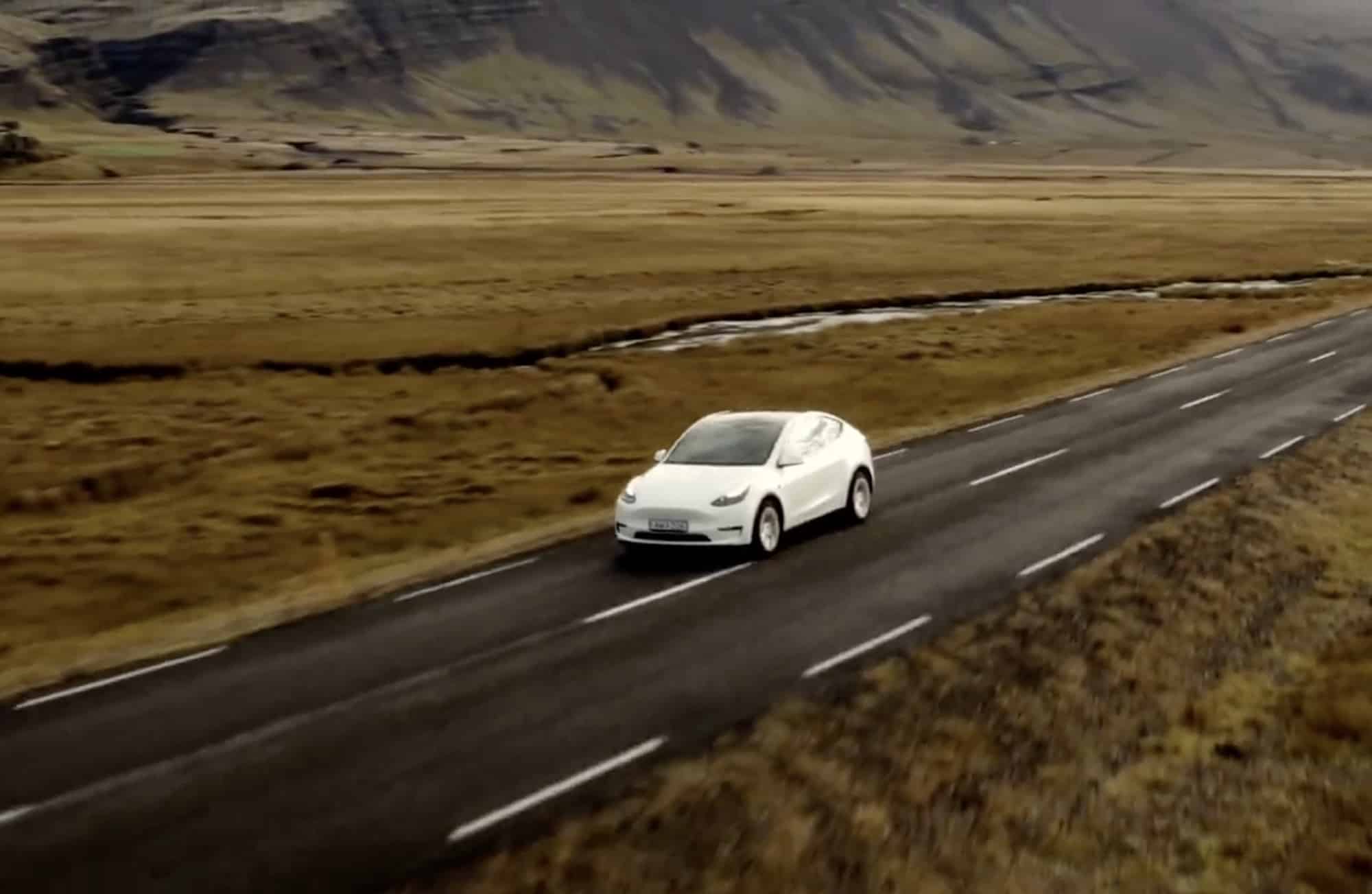 Tesla's Model Y Crushes 35-Year Iceland Record