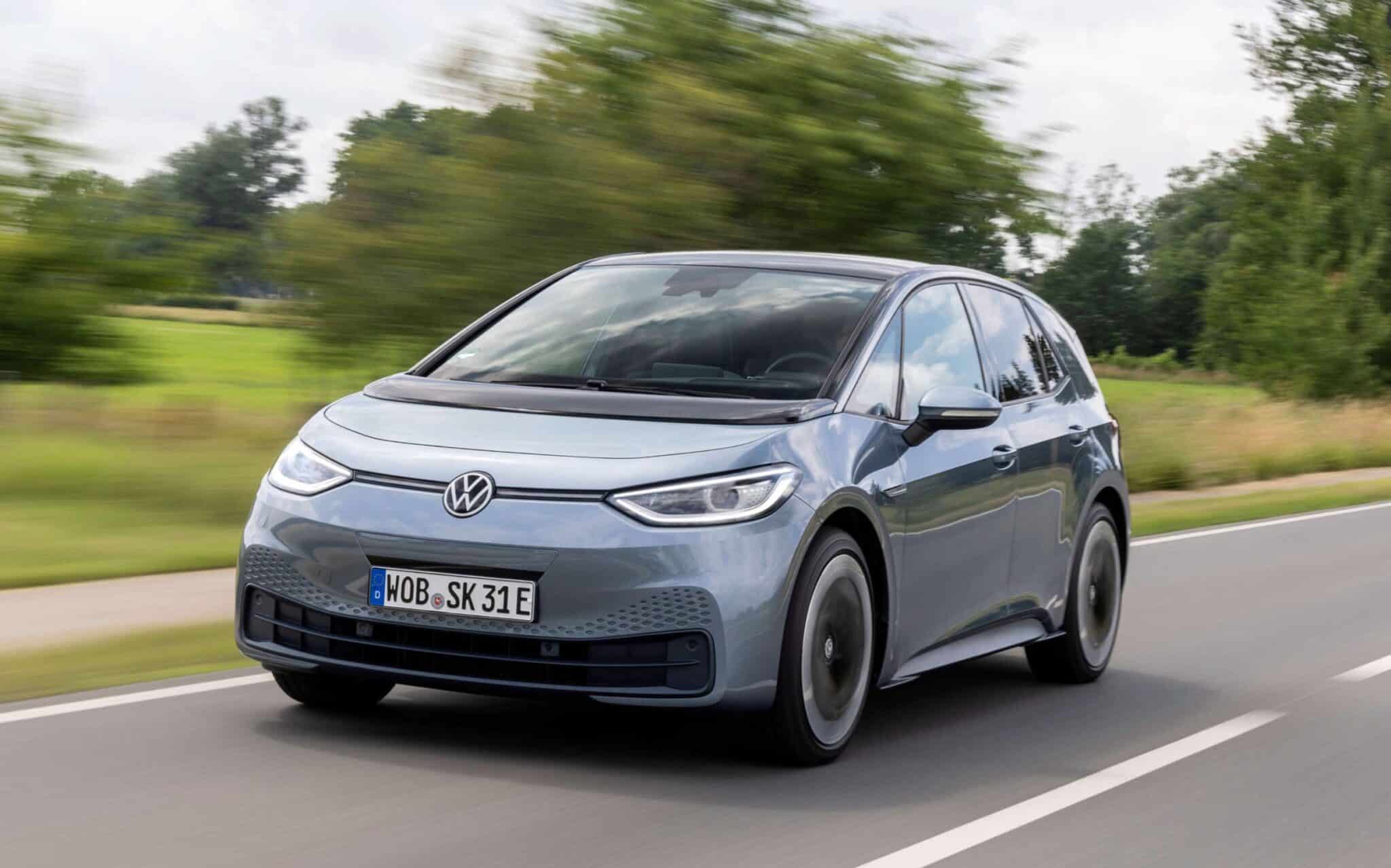 Volkswagen ID.3 Electric vehicle EV. Photo courtesy of Volkswagen