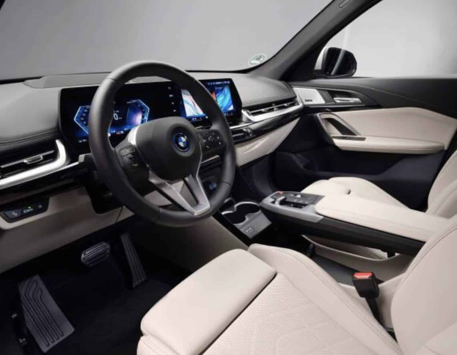 BMW iX1 eDrive20 a compact SAV or sports activity vehicle interior