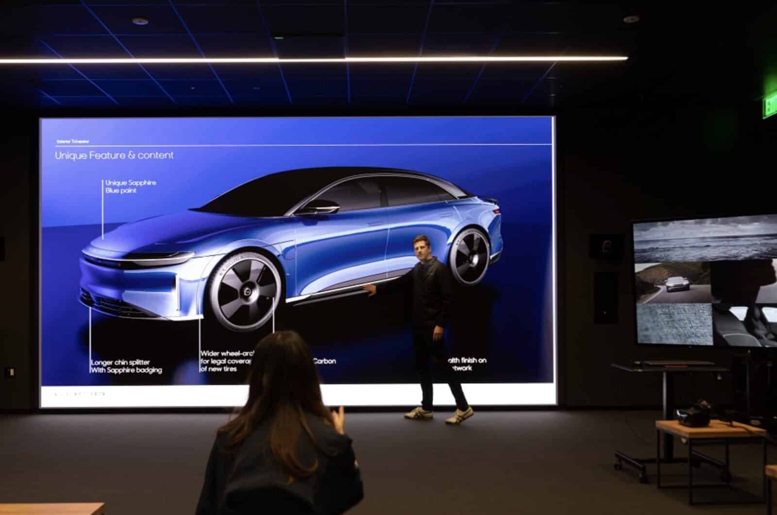 Lucid Motors Embraces Samsung Game-Changing "The Wall" Tech for EV Design.