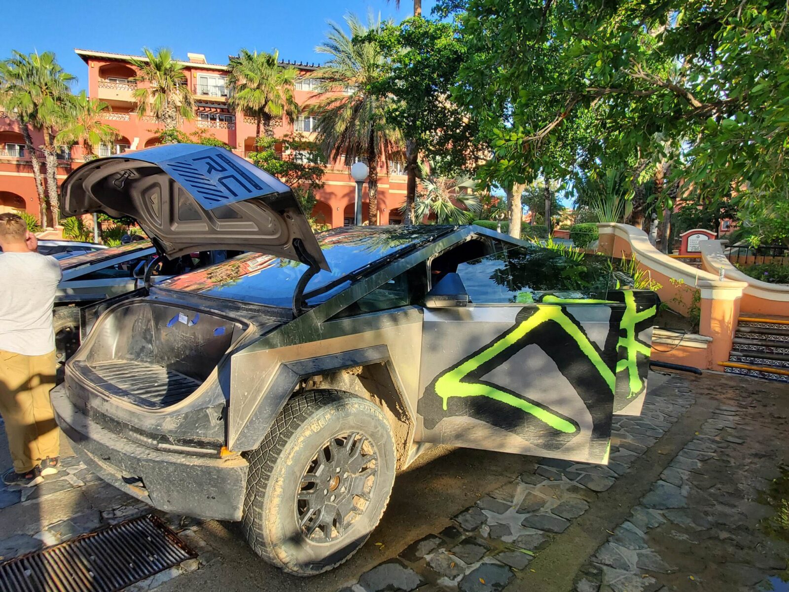 Tesla Cybertruck in Baja Mexico Cabo San Lucas
