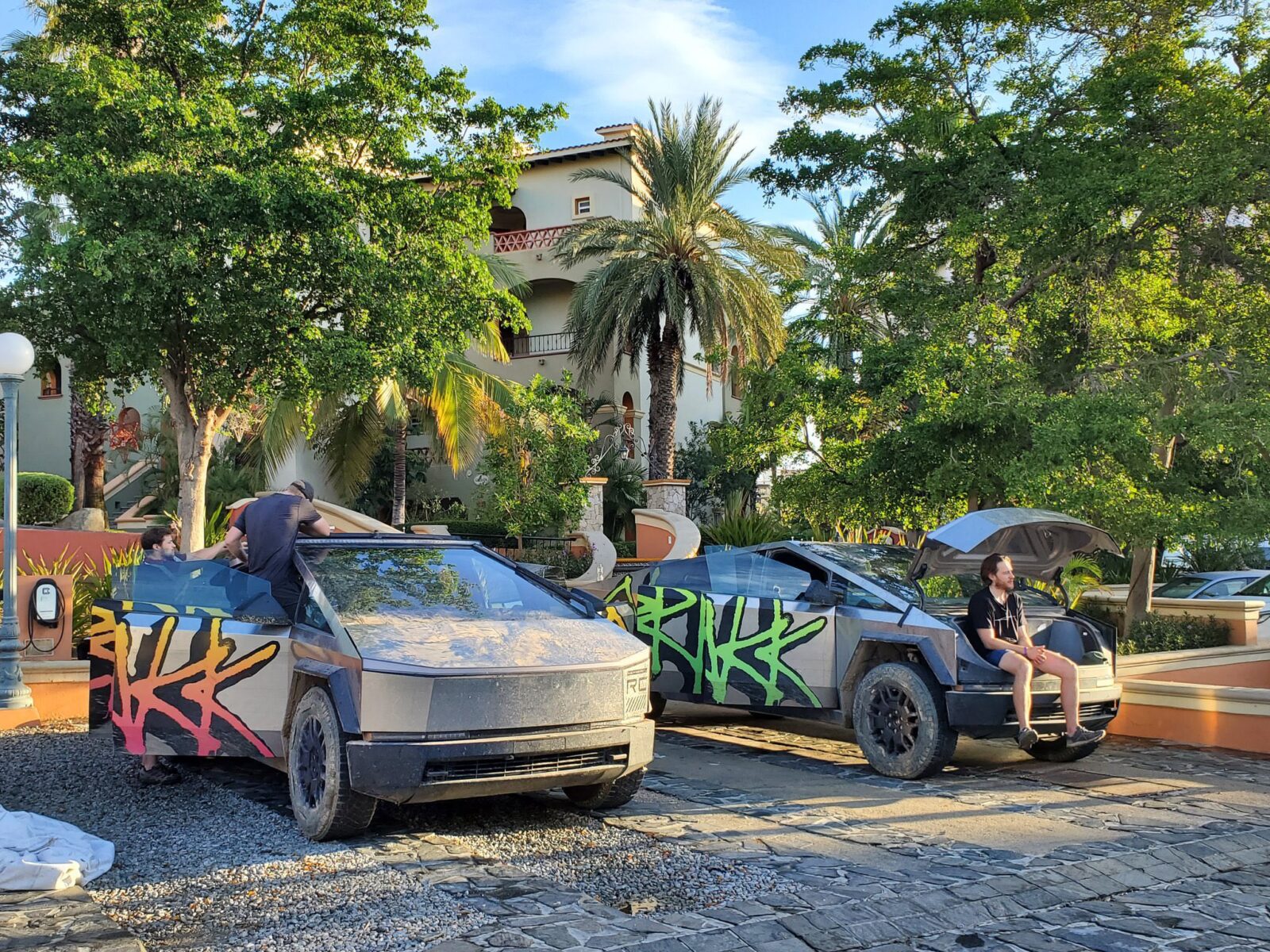 Tesla Cybertruck in Baja Mexico Cabo San Lucas