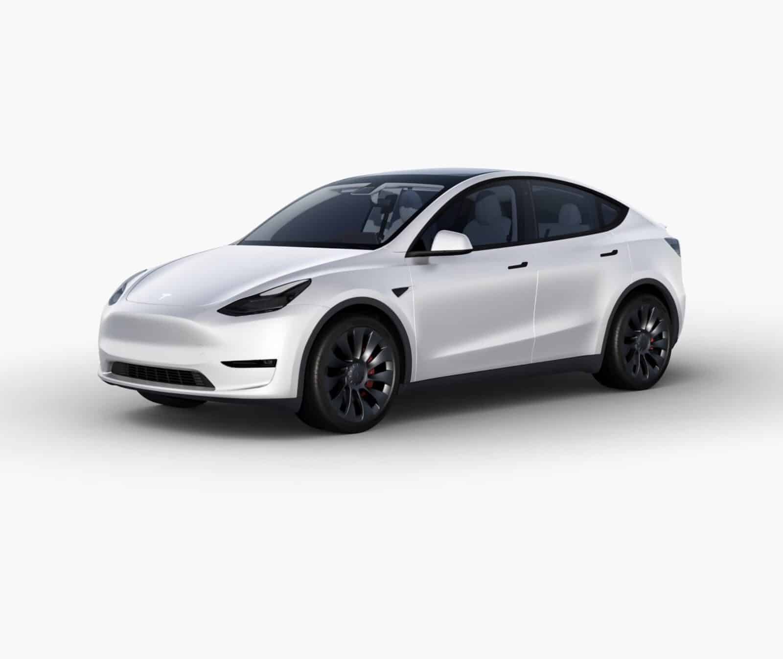 Tesla Model Y Factory Wrapped in Satin Ceramic White