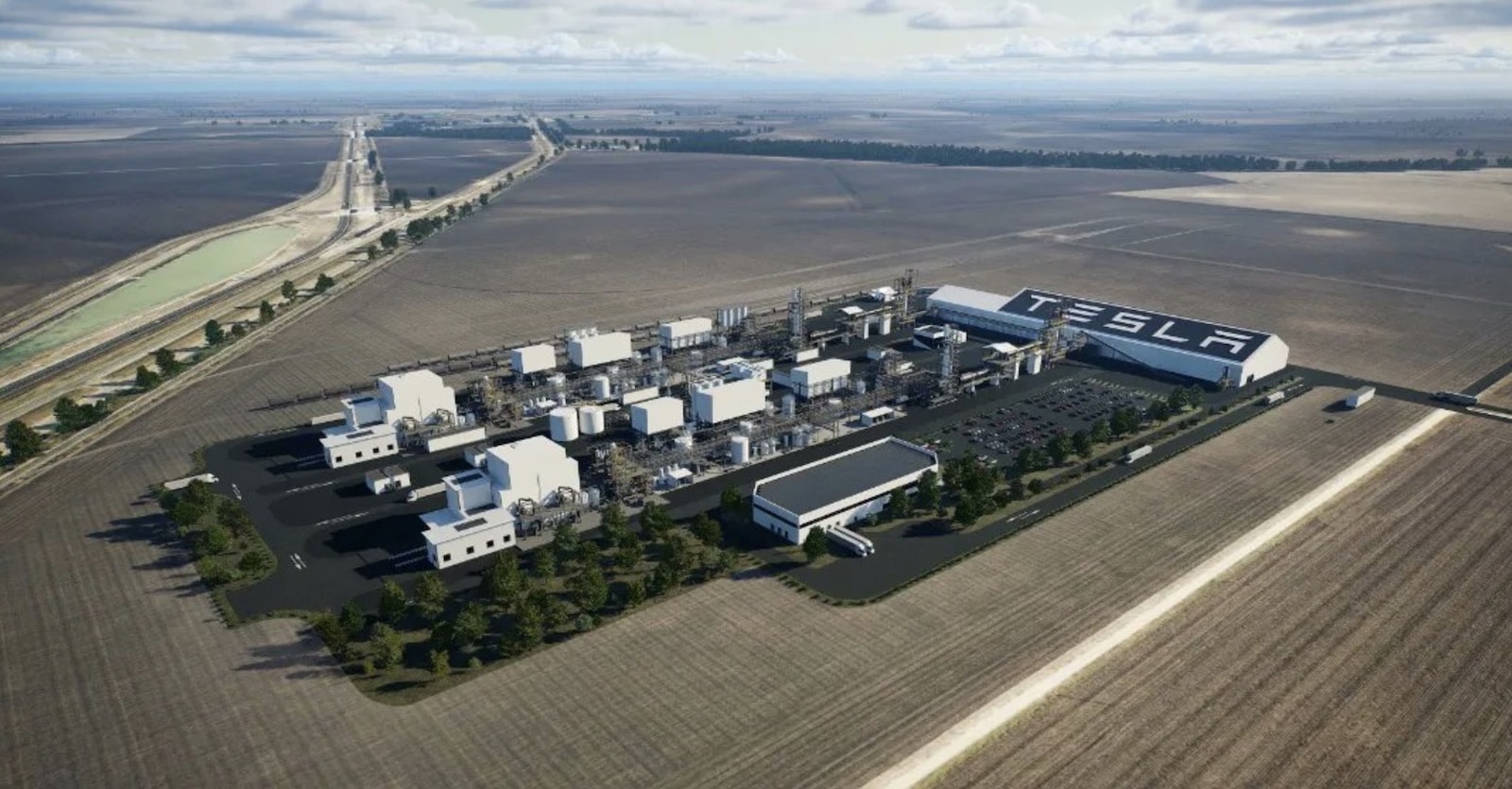 Tesla's Robstown Lithium Refinery Ahead of Schedule