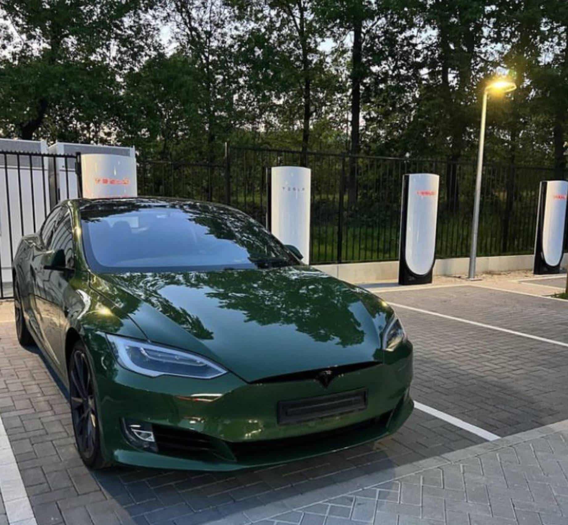 Tesla's Second V4 Supercharger Station Debuts in The Netherlands