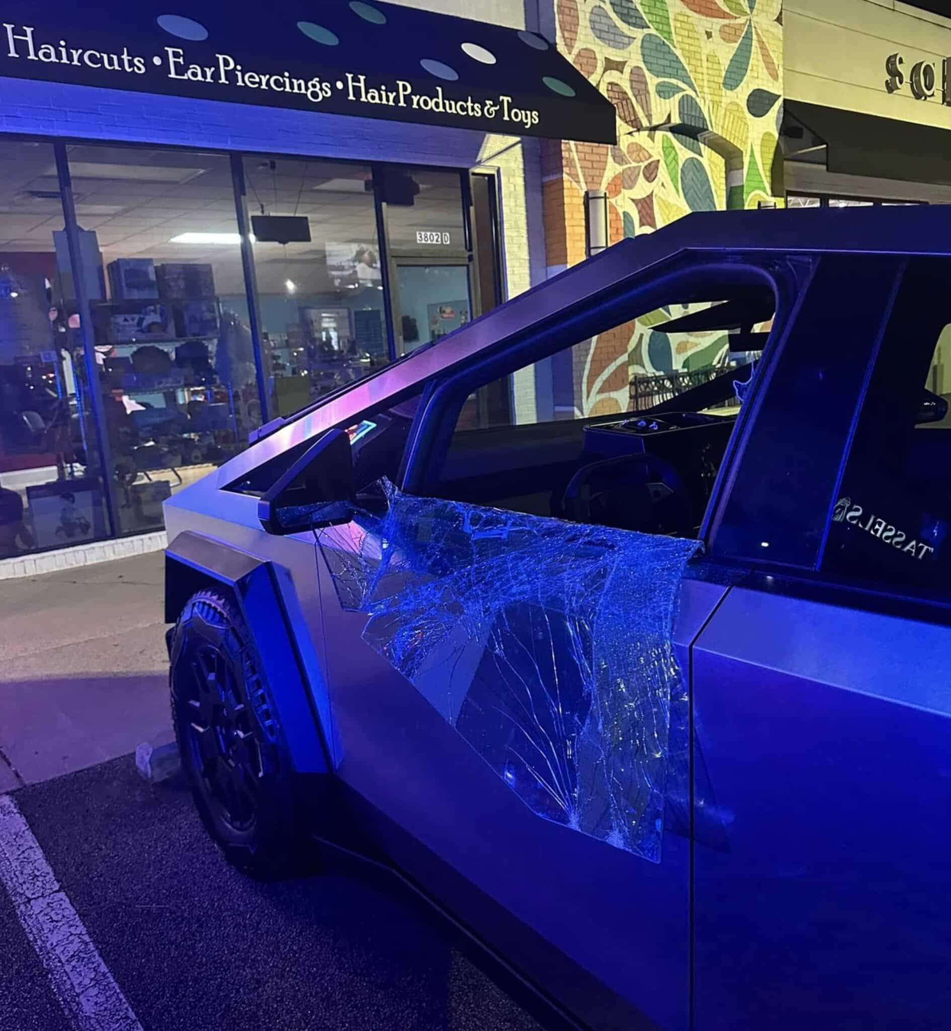 Cybertruck's "Armor Glass" Fails to Stop Burglar in Atlanta