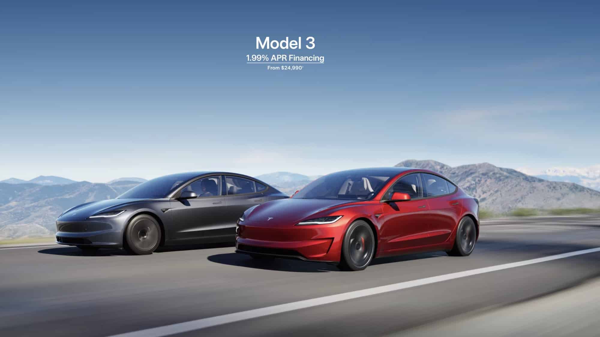 Tesla Adjusts Financing Rates for Model 3 in the U.S.