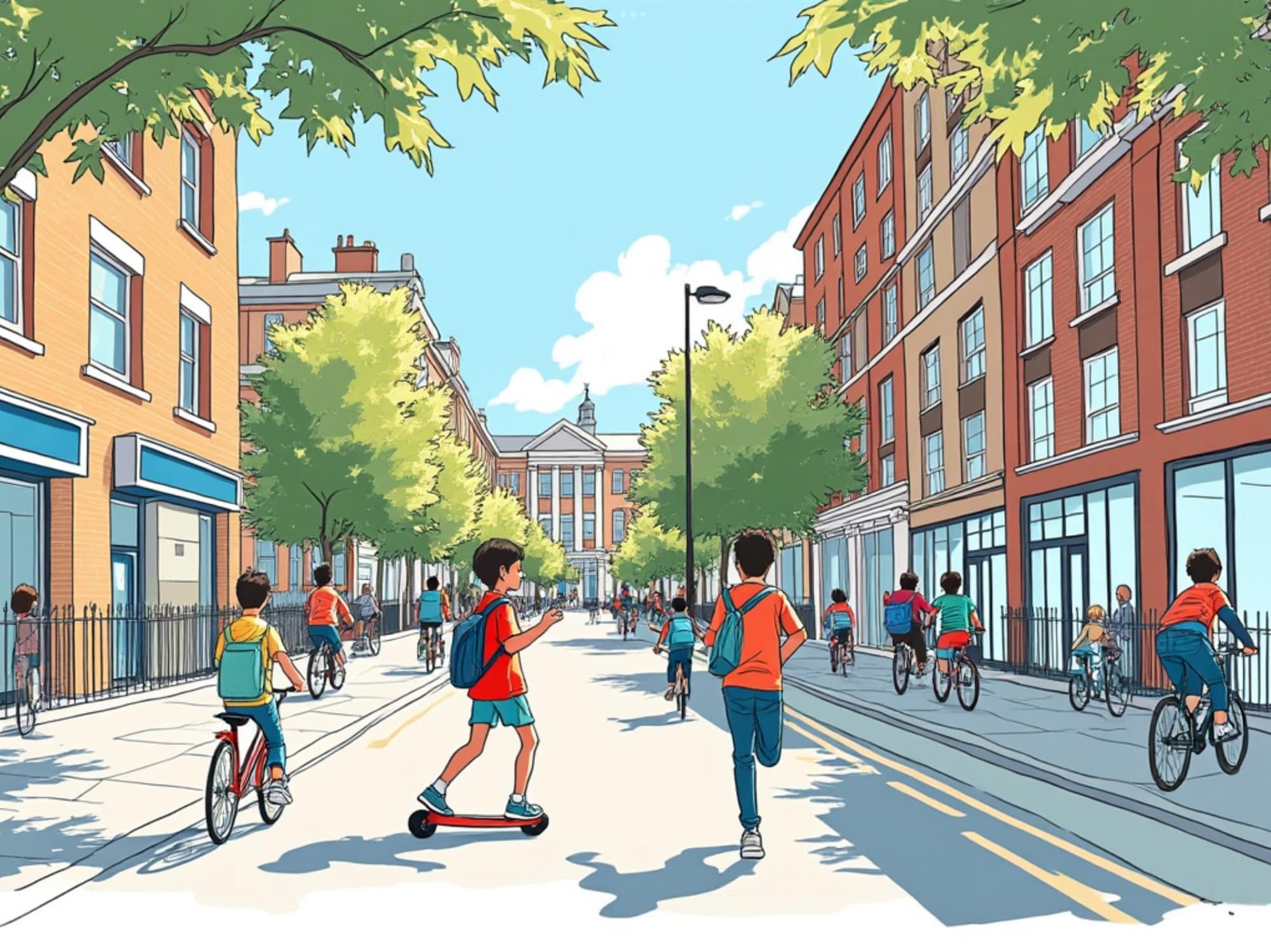 London's Ultra-Low Emissions Zone Gets Kids Walking and Biking to School