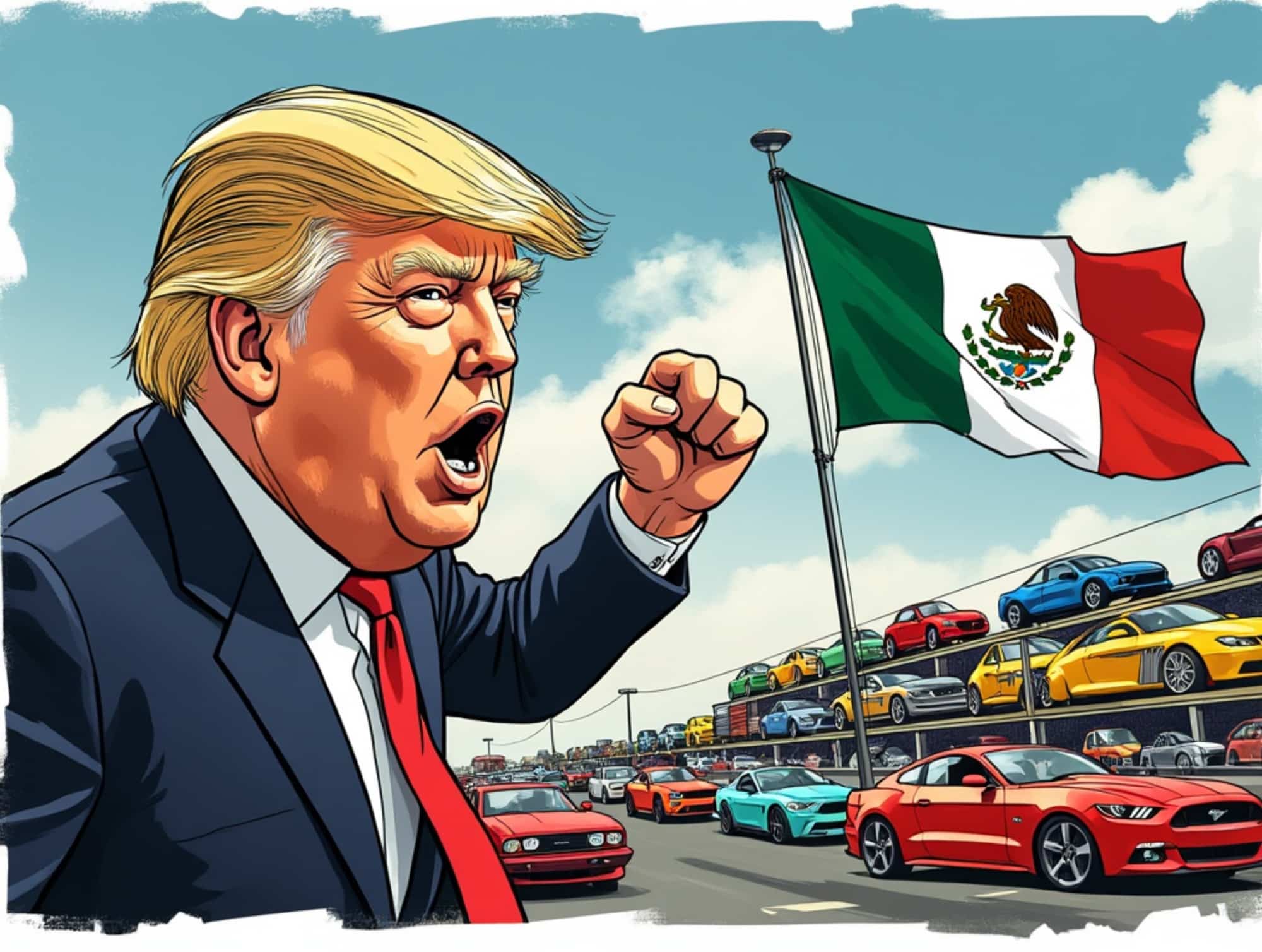 Trump's 100% Tariff Proposal Stirs Debate in Auto Industry