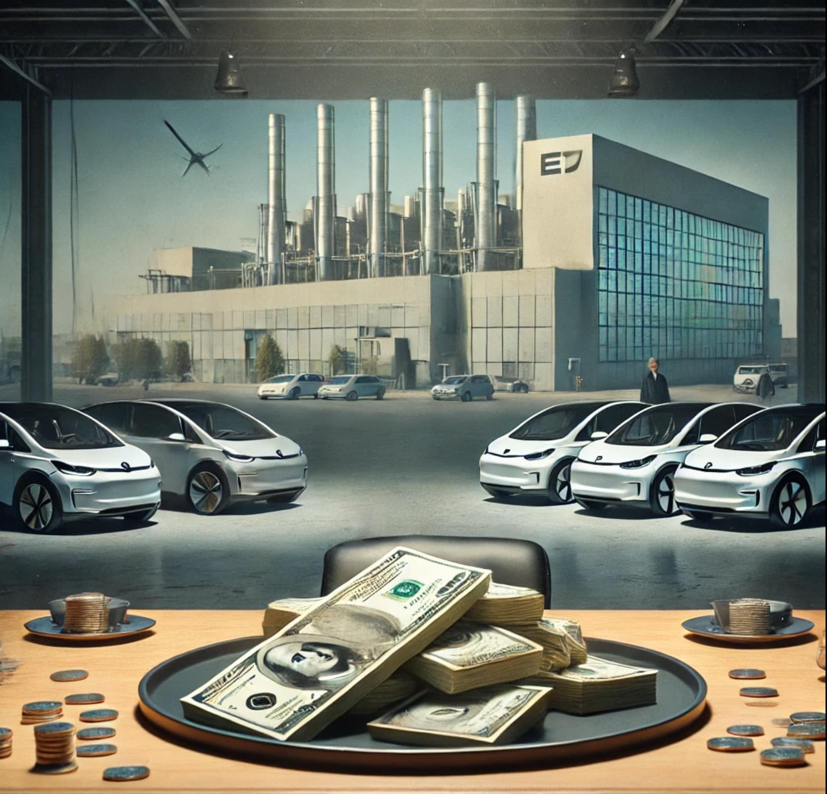 Vance Dismisses Biden's $500M EV Plant Grant as "Table Scraps"