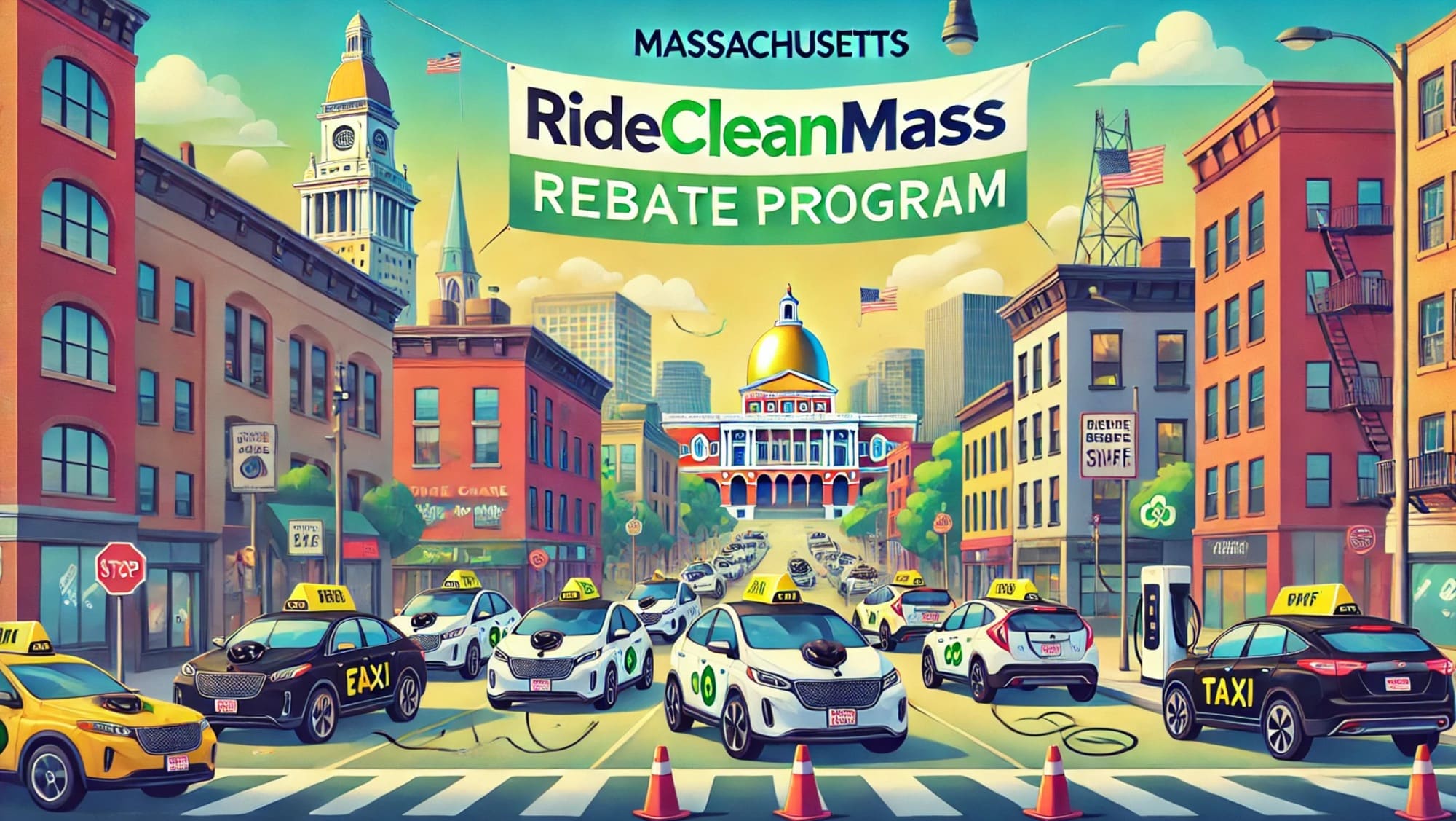 Massachusetts Pioneers First-of-its-Kind EV Rebate Program for Ride-Share Industry