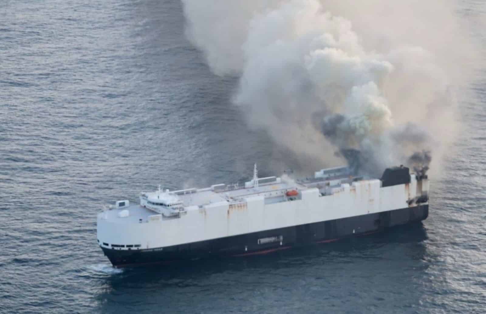 Cargo Ship Sinking Sparks $560M Loss for EV Industry