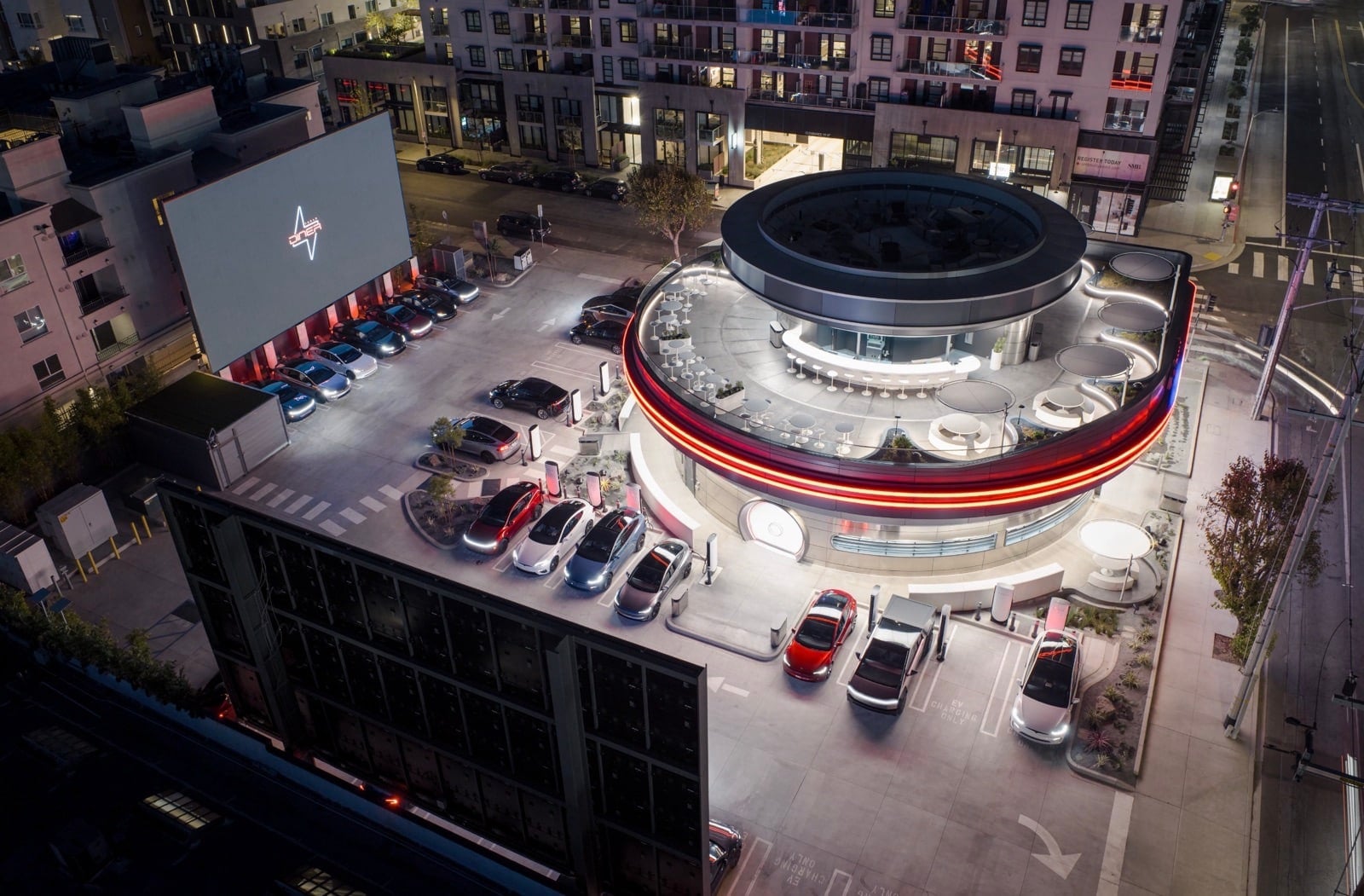 Tesla Diner Hits 80,000 Burgers, Proving Supercharger-As-Destination Actually Works