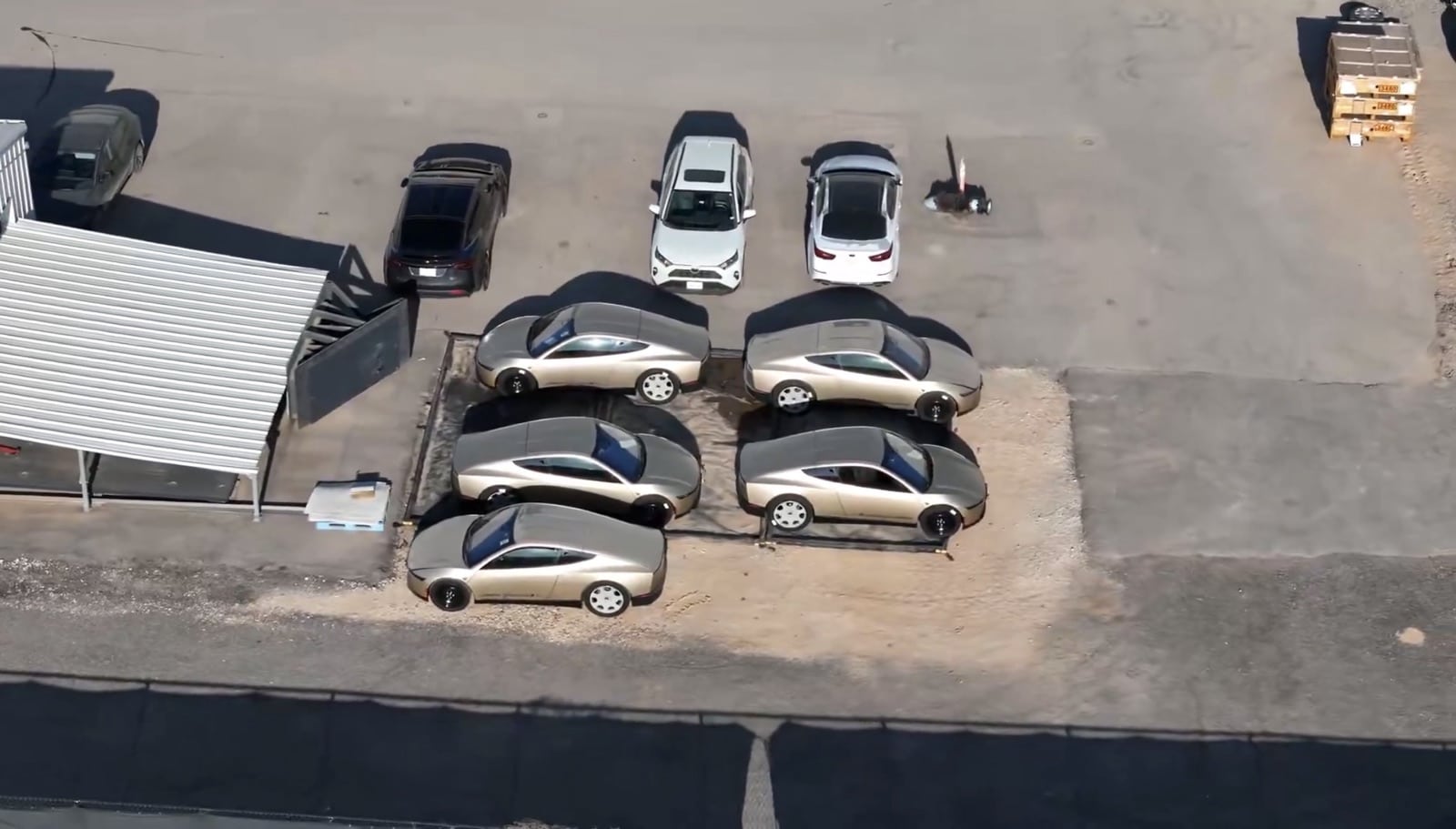 Tesla Cybercab Production Ramps at Giga Texas