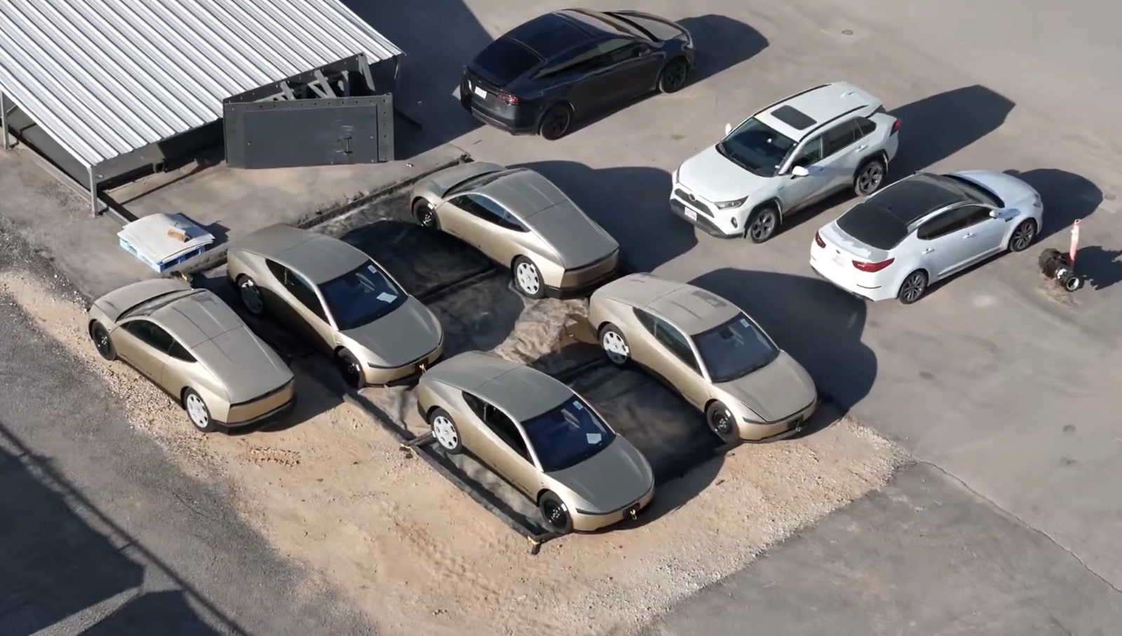 Tesla Cybercab Production Ramps at Giga Texas