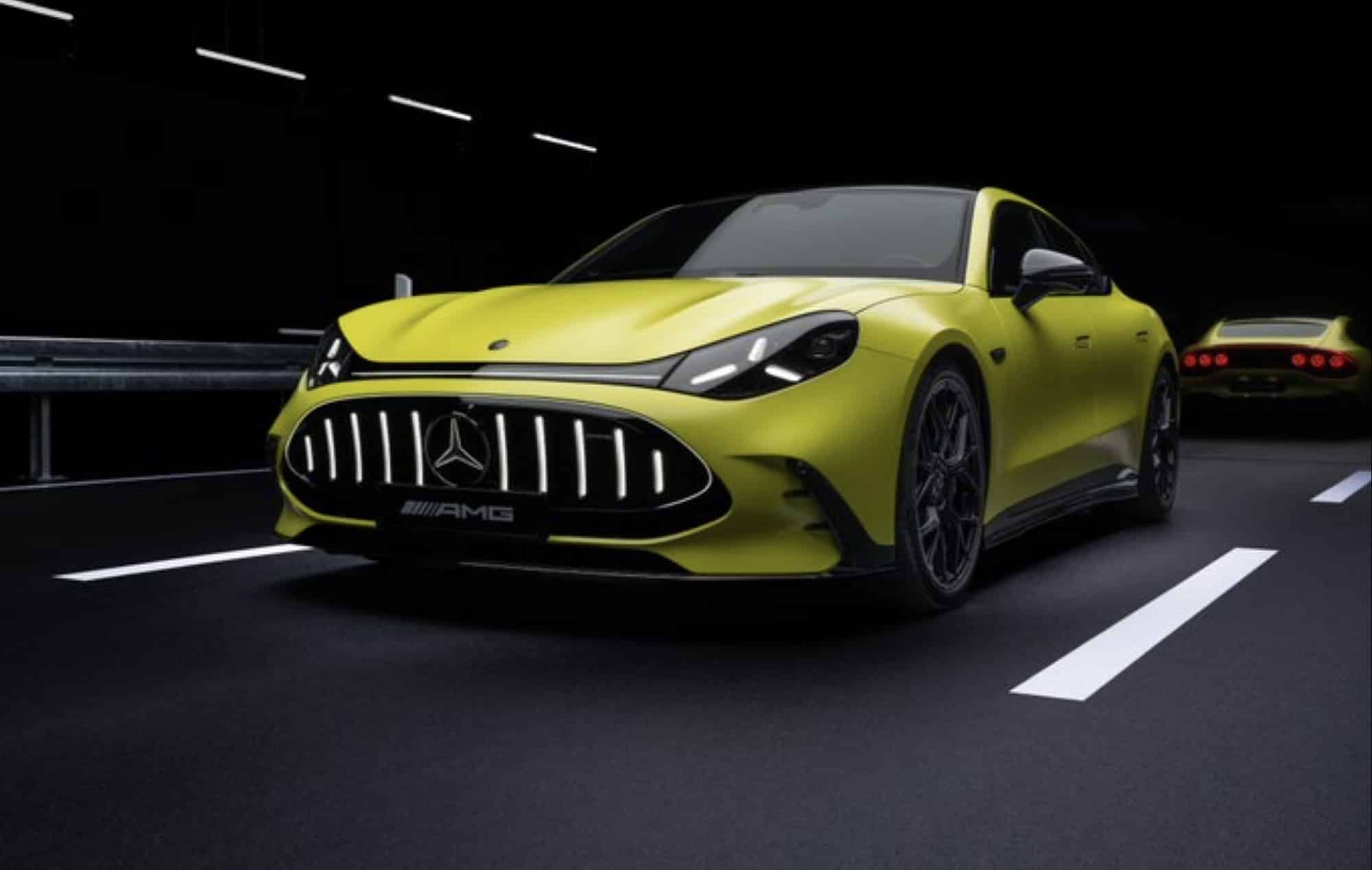 Mercedes-AMG GT 4-Door EV Brings 1,153 HP and a Fake V8, But Its Design Is Splitting the Internet