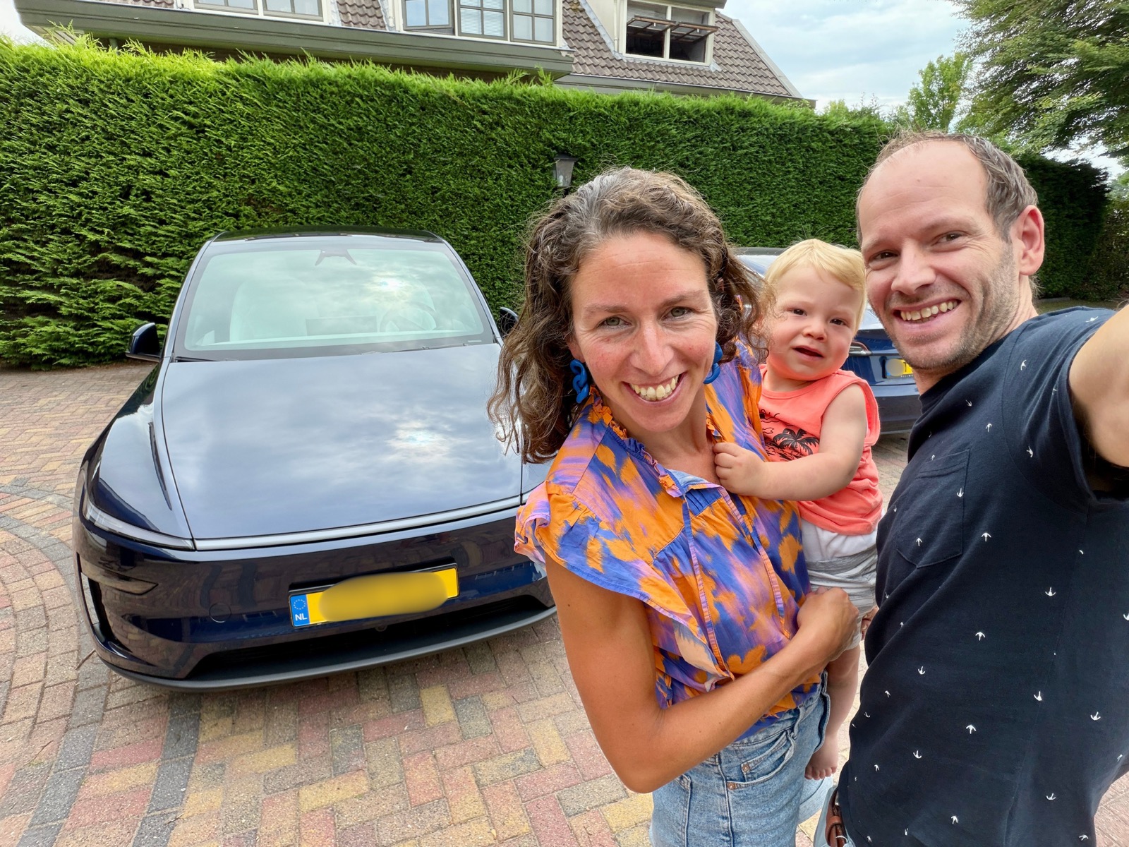 Wilco de Kreij driving a Tesla Model Y with FSD Supervised enabled